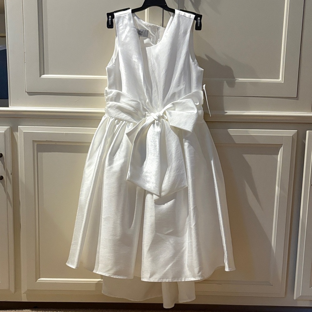 Badgley Mischka White Formal Kids Dress